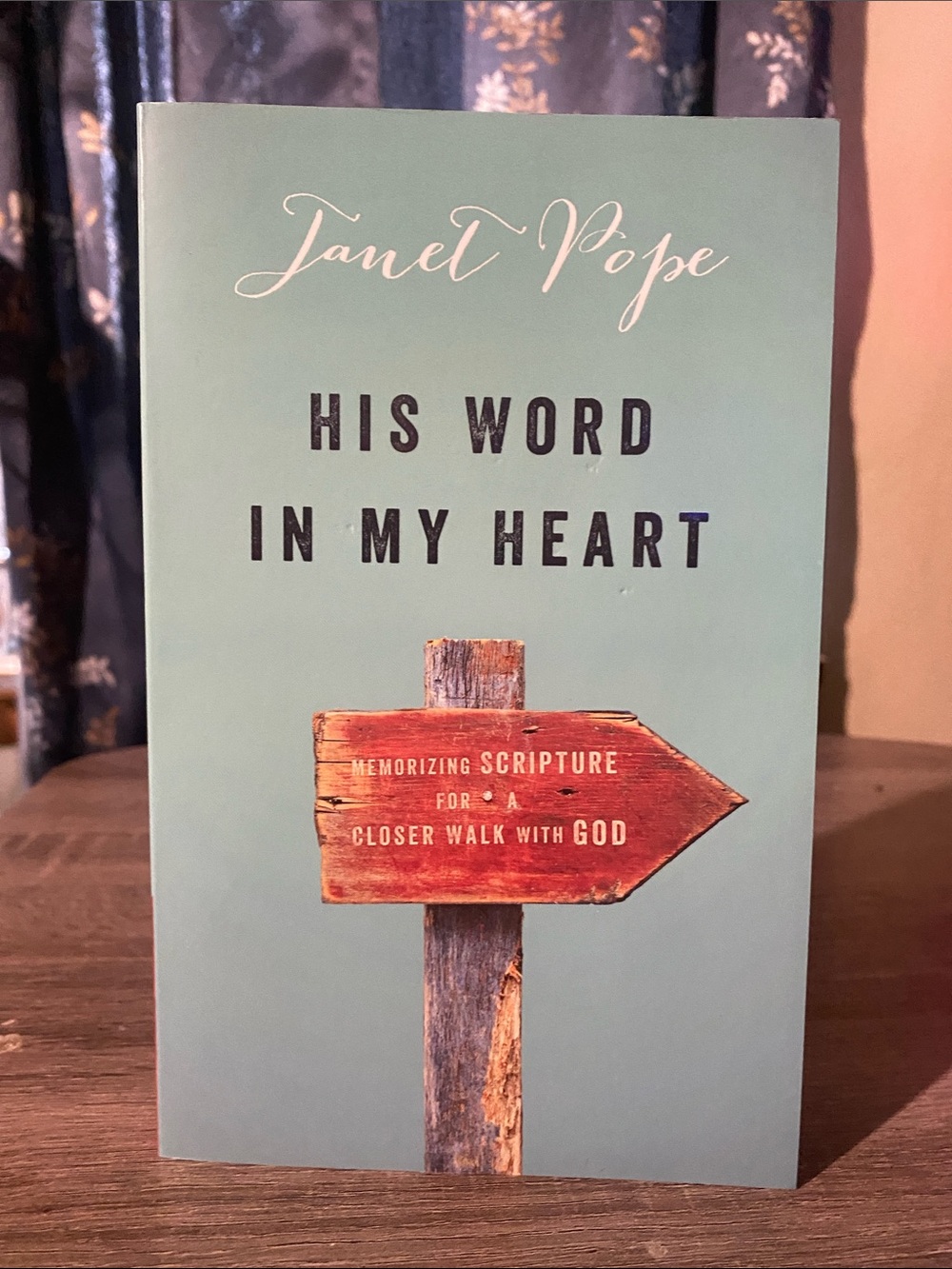 His Word In My Heart by Janet Pope - Teal Cover